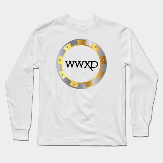 What Would Xena Do? Long Sleeve T-Shirt by Yellow Hexagon Designs